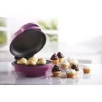 Brentwood Appliances TS-252 Mini Cupcake Maker, 7-Slot Nonstick Specialty Maker, Pink thumbnail 6