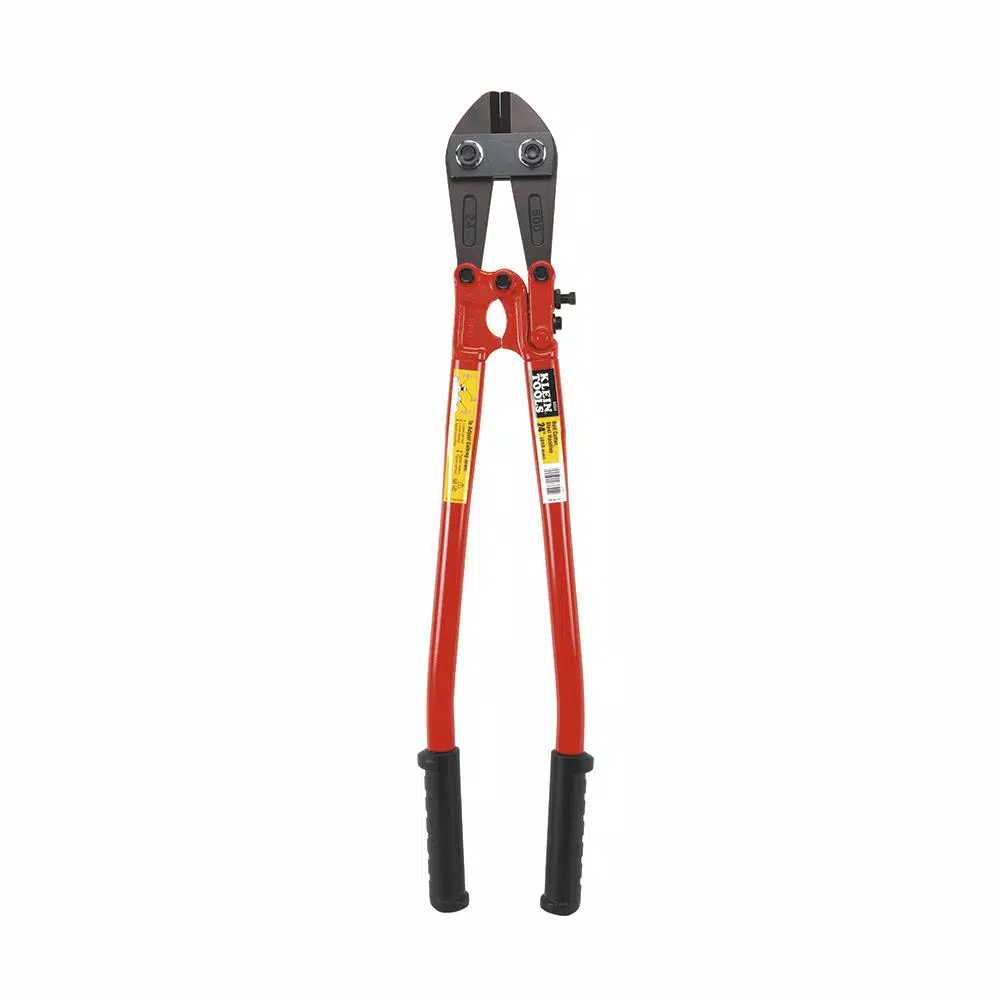 Klein Tools 24 in. Steel Handle Bolt Cutters with Forged Alloy Tool Steel Jaws