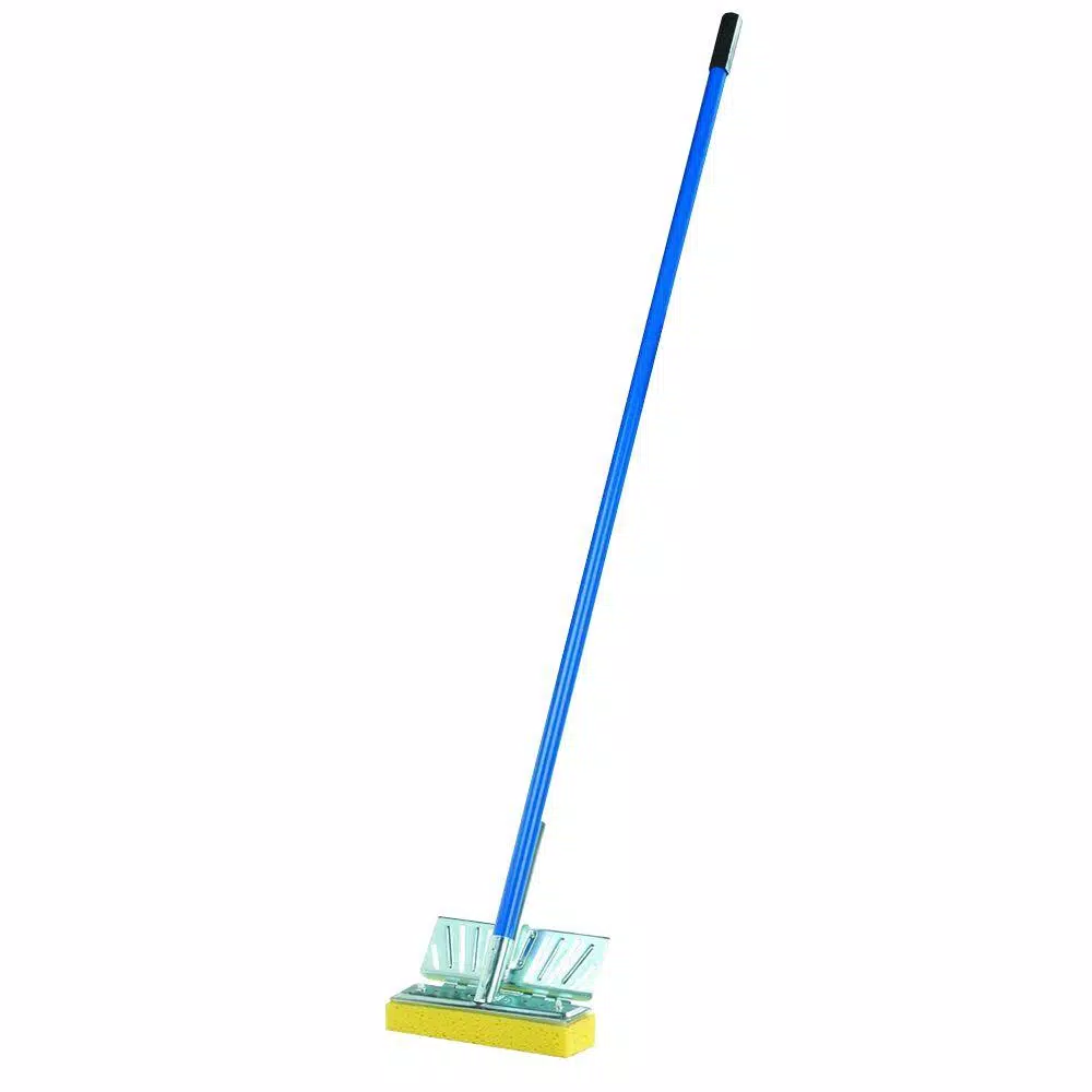 Carlisle Ty-Dee 8.25 in. Sponge Mop with Built-in Wringer and 48 in. Handle (Case of 12)