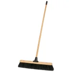 Harper 24 in. Heavy-Duty Outdoor Push Broom with 60 in. Hardwood Handle thumbnail 1