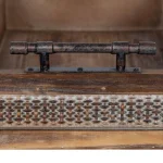 Kate and Laurel Bayport Brown Decorative Nested Wooden Tray Set of 2 - Farmhouse Style thumbnail 4