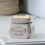 Candle Warmers Etc 5.2 in. Faith, Family, Friends 2-in-1 Classic Fragrance Warmer thumbnail 2