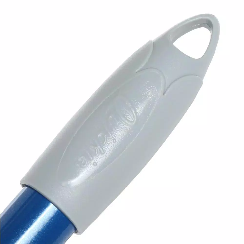 Quickie Stand and Store Lobby Broom and Dustpan Set, Blue