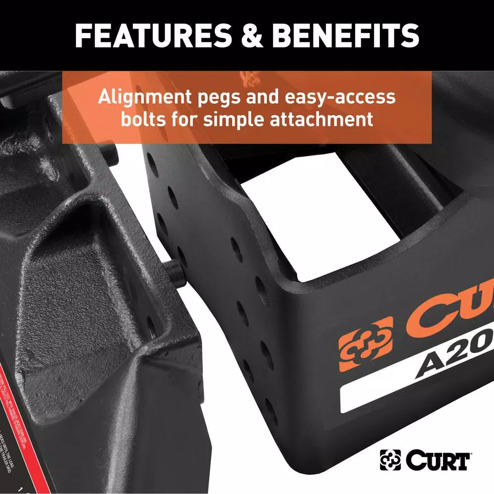 CURT A20 20K 5th Wheel Hitch - 20,000 lbs. Capacity