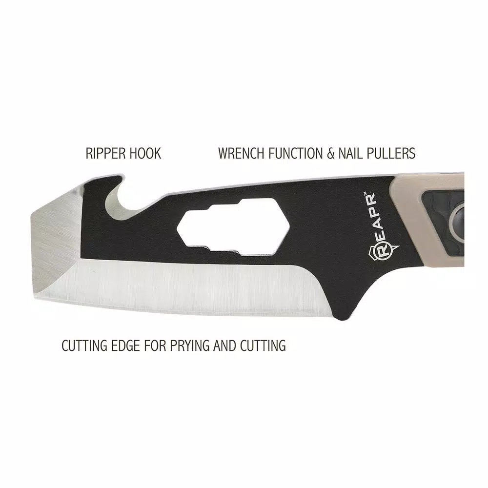 Sheffield REAPR Versa TAC Pry Bar with 3.5 in. Blade and Multi-Tool Head