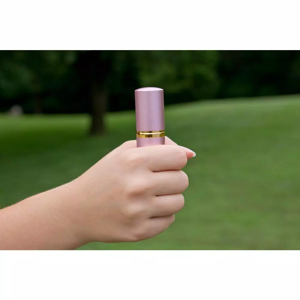 SABRE Lipstick Pepper Spray Personal Defense Spray - Pink Discreet Design