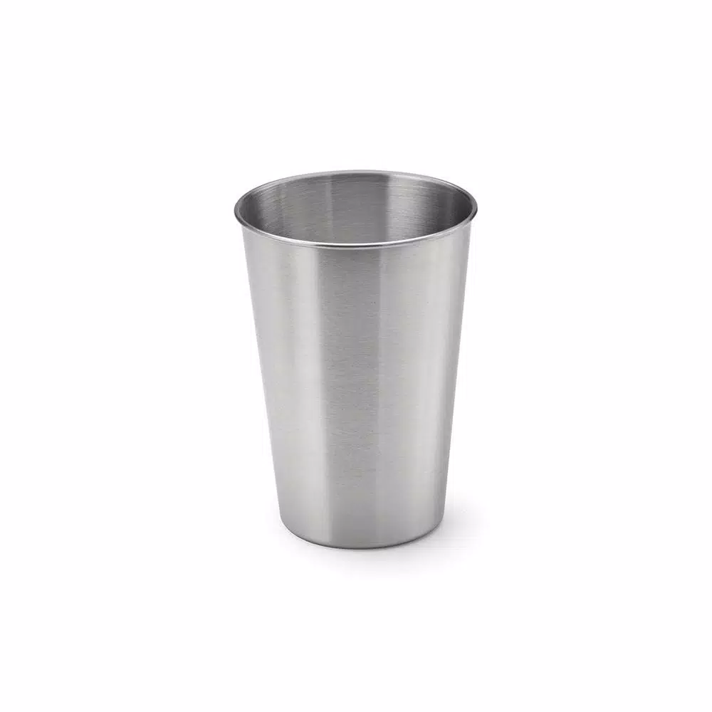 Outset 16 oz. Stainless Steel Beer Cup Set, Set of 4 Reusable Pint Glasses
