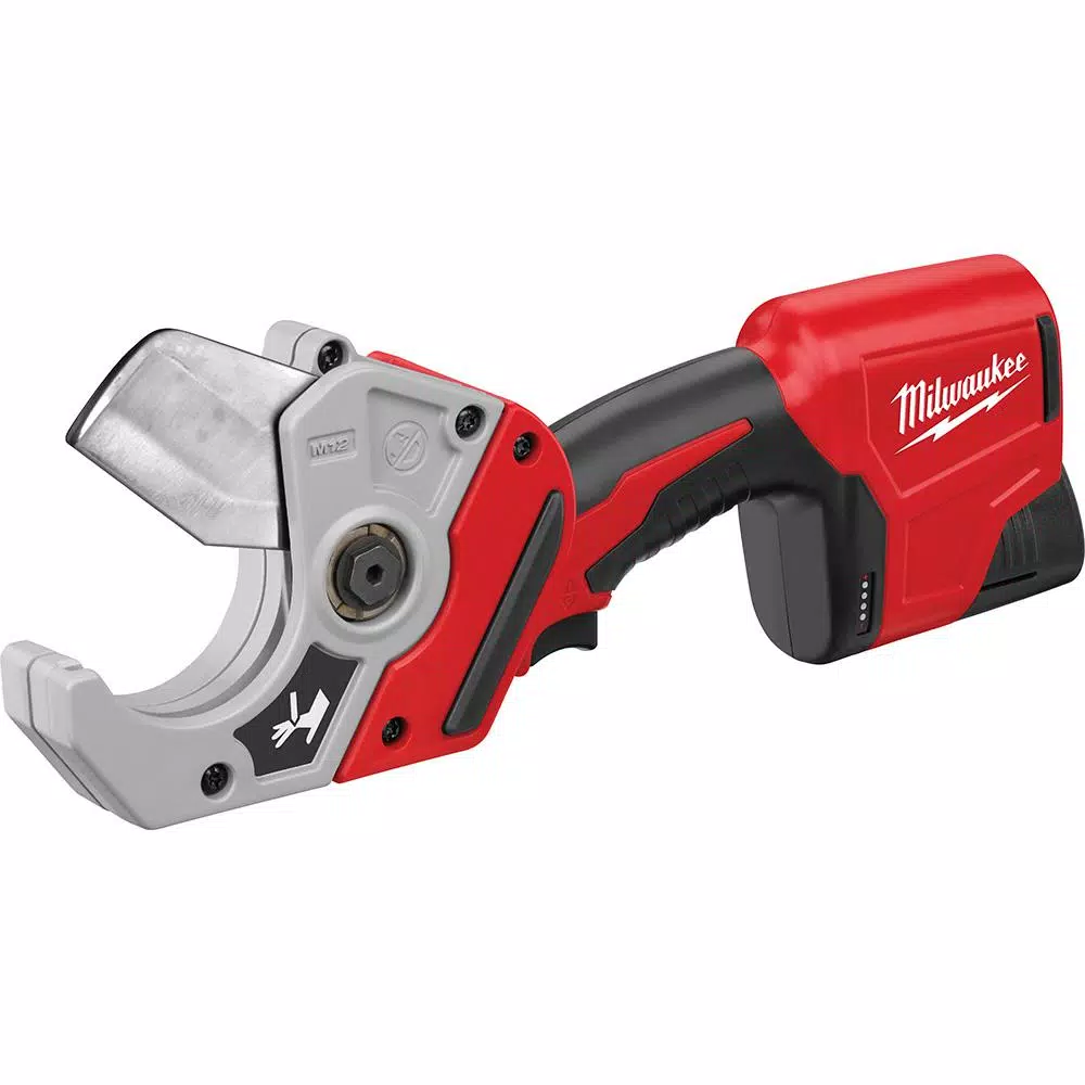 Milwaukee M12 12V Lithium-Ion Cordless PVC Shear Kit with Free 6.0Ah REDLITHIUM Battery