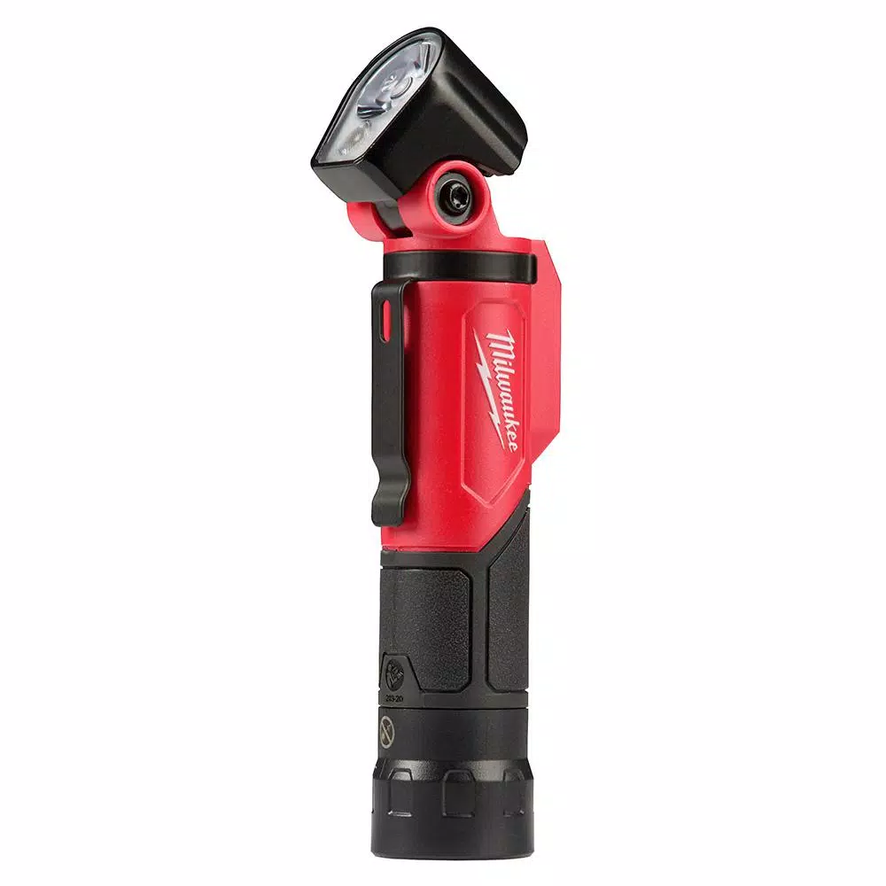 Milwaukee 500 Lumen LED Pivoting Rechargeable Flashlight with 2 REDLITHIUM USB Batteries