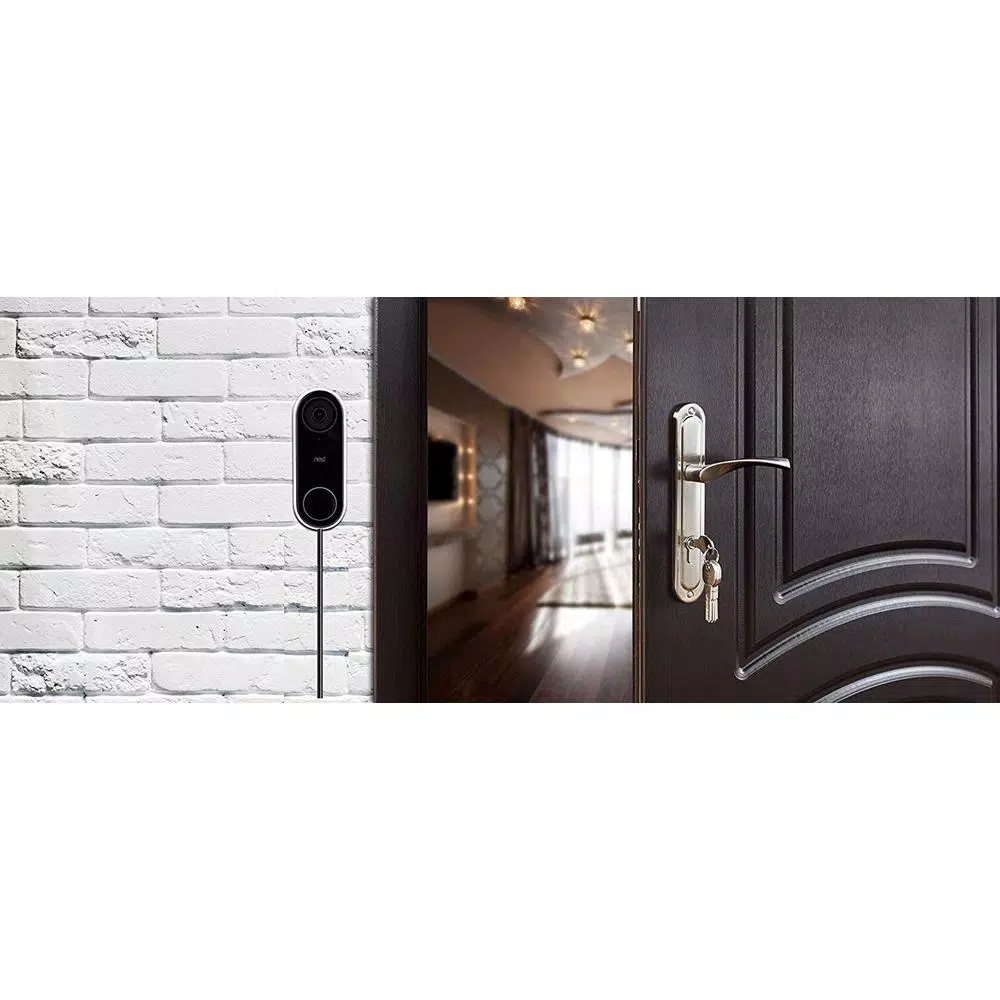 Wasserstein 8.2 ft. Power Supply Adapter for Google Nest Hello, Eufy, and Arlo Video Doorbells