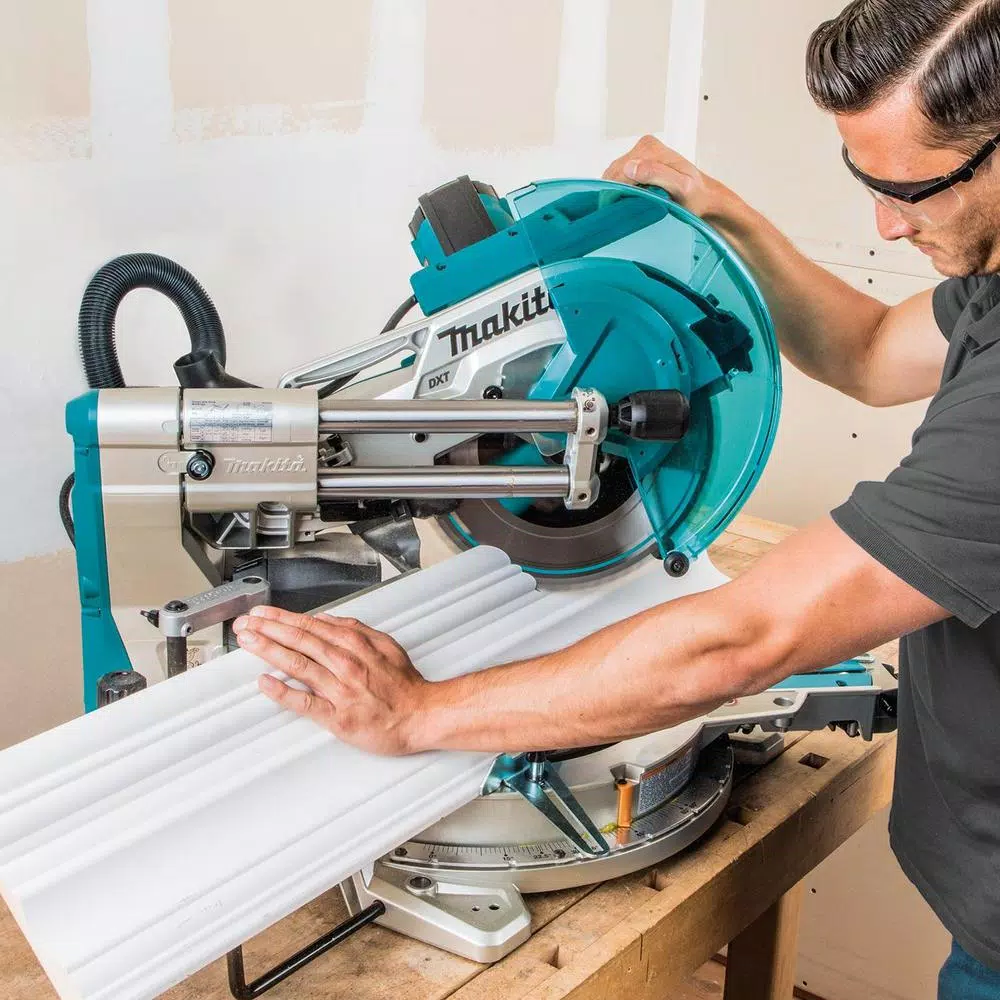 Makita 12 in. 15 Amp Dual-Bevel Sliding Compound Miter Saw with Laser (LS1219L)