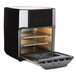 West Bend 12.6 QT XL Air Fryer Oven with Rotisserie, 10 Presets & Cyclonic Crisping Technology, Black thumbnail 3
