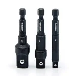 Husky 3-Piece 1/4 in. Drive Impact Socket Adapter Set thumbnail 1