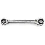 GearWrench 2-Piece Quadbox Reversible Ratcheting Wrench Set, SAE thumbnail 2