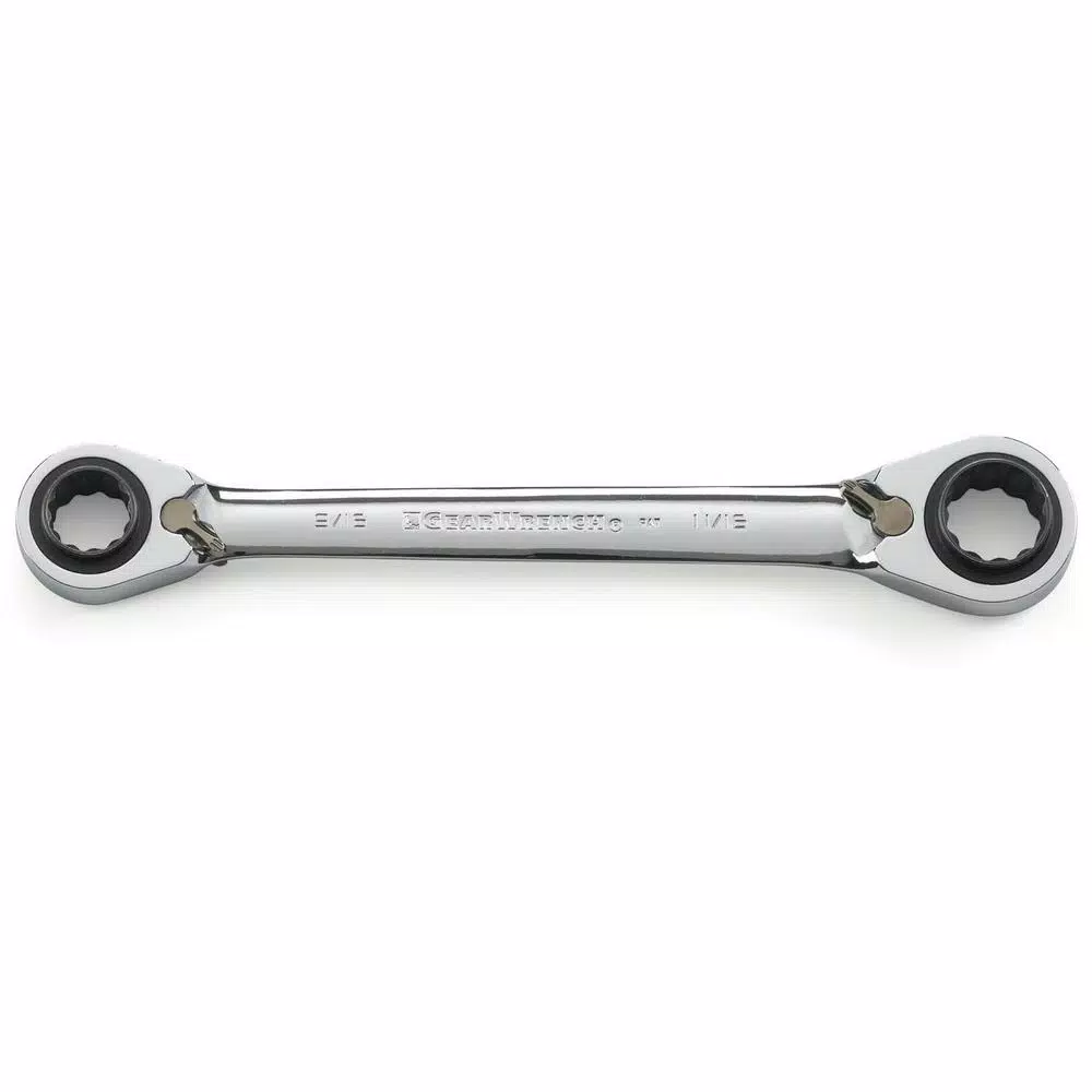 GearWrench 2-Piece Quadbox Reversible Ratcheting Wrench Set, SAE