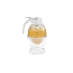 Fox Run Clear Glass Honey and Syrup Dispenser with Thumb Lever thumbnail 1