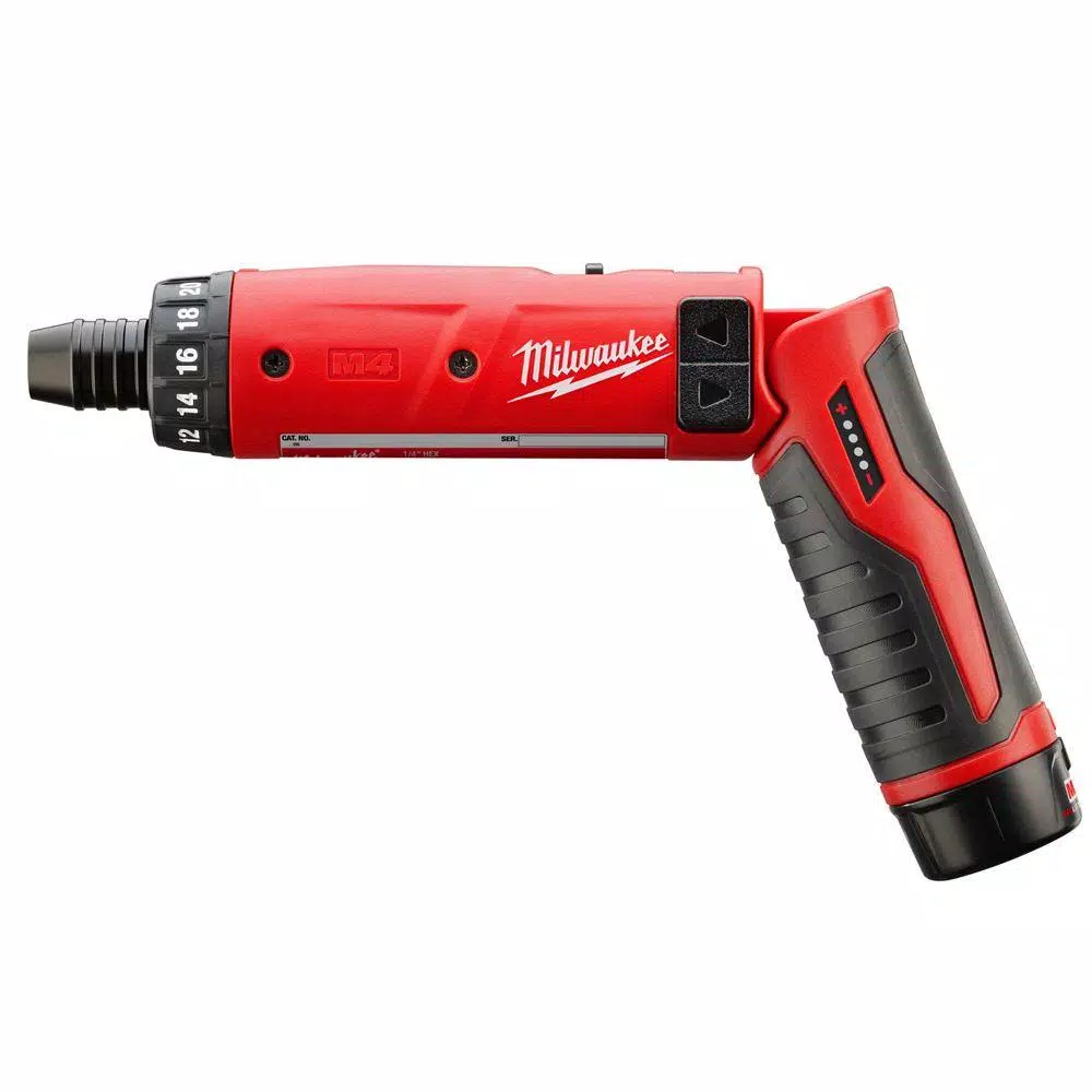 Milwaukee M4 4V Lithium-Ion Cordless 1/4 in. Hex Screwdriver Kit