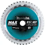 Makita 5-3/8 in. 45T Carbide-Tipped Max Efficiency Saw Blade for Ferrous Metal thumbnail 1