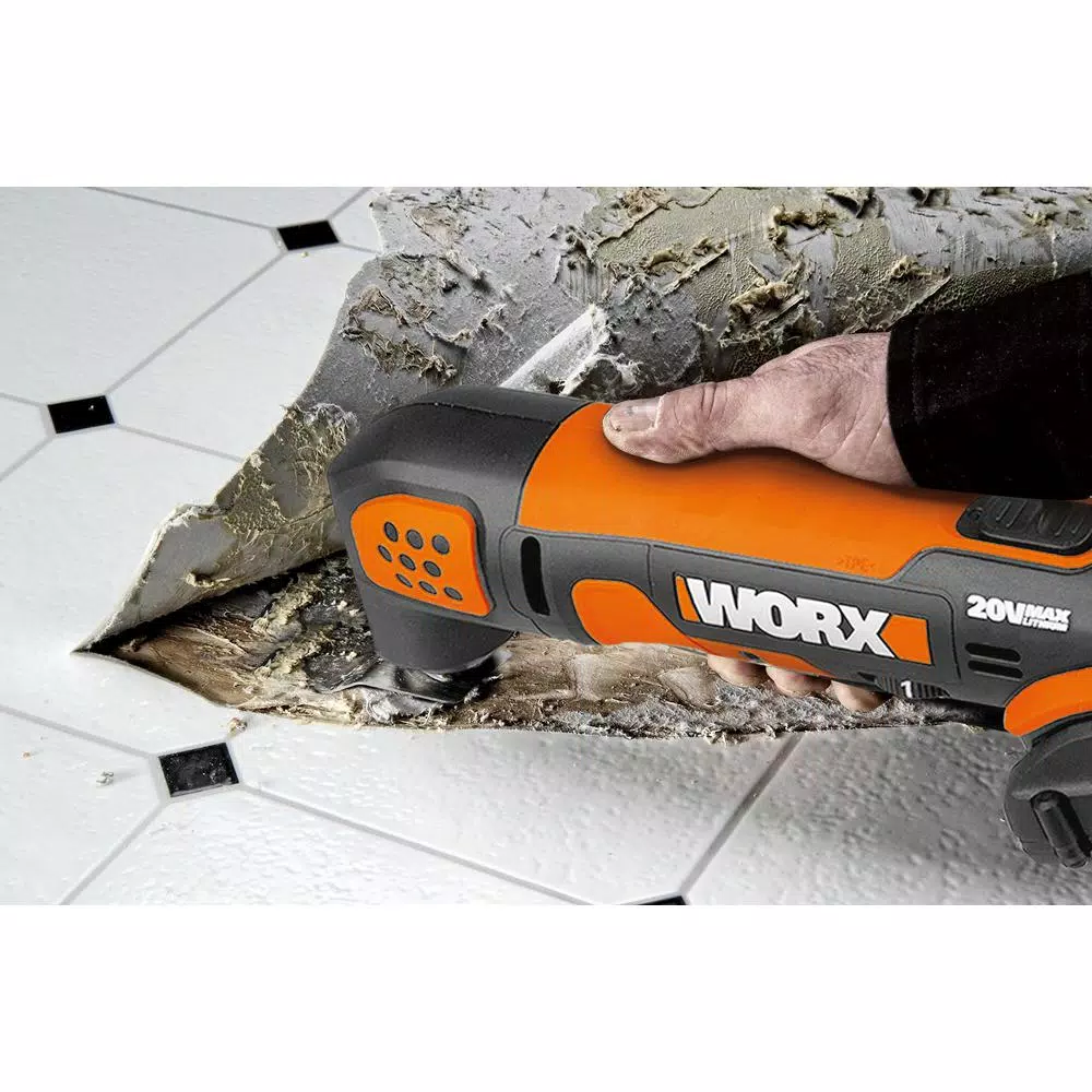 Worx 20V Cordless Oscillating Multi-Tool with Universal Fit System