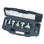 Ideal TKO 8-Piece Carbide-Tipped Hole Cutter Kit, 7/8 in. to 2-1/2 in. thumbnail 1