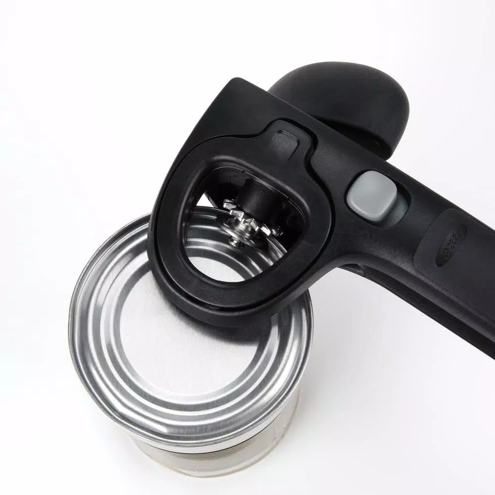OXO Good Grips Locking Can Opener with Lid Catch, Black