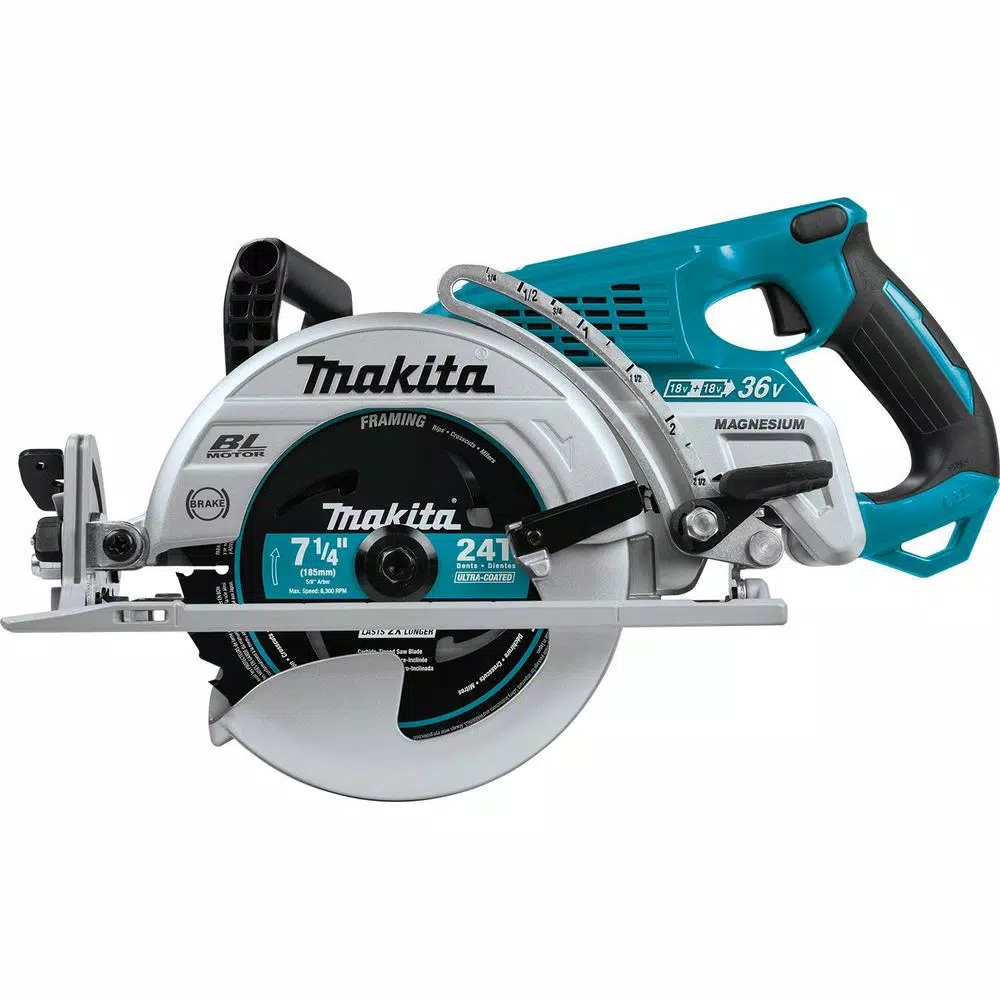 Makita XSR01Z 18V X2 LXT Brushless 7-1/4 in. Rear Handle Circular Saw (Tool Only)