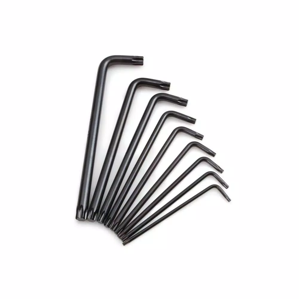 TEKTON 9-Piece Star Key Set, T10-T50 Torx L-Shaped Wrench Set