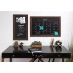 DesignOvation Beatrice Chalkboard Monthly Magnetic Calendar Memo Board, Framed Wall Organizer thumbnail 5