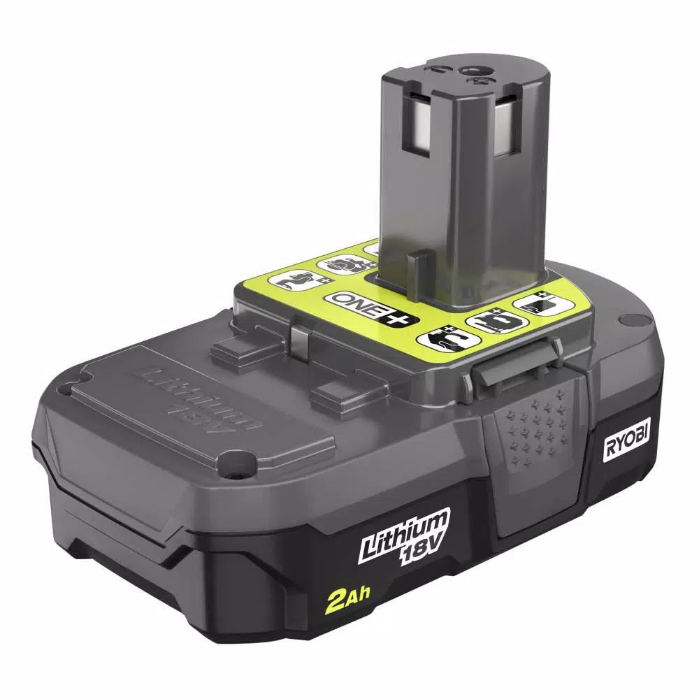 RYOBI 18V ONE+ 2.0 Ah Compact Lithium-Ion Battery 2-Pack