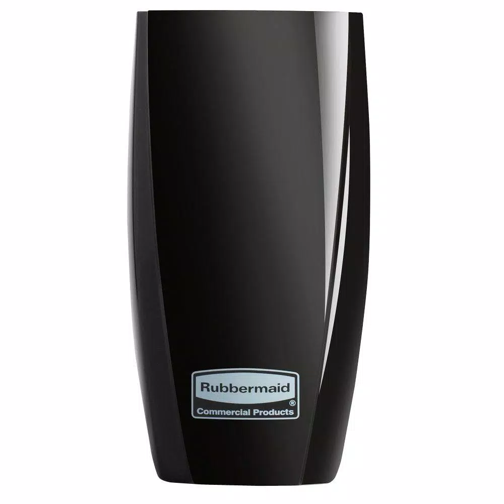 Rubbermaid T-Cell Black Battery Dispenser - Passive Air Freshener with Odor Neutralizer