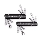 Husky 12-Piece Folding Nut Driver Set, SAE and Metric thumbnail 1