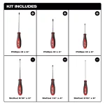 Milwaukee 130-Piece Ratchet and Socket Mechanics Tool Set with PACKOUT Modular Storage thumbnail 6