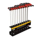 Klein Tools Journeyman 10-Piece SAE T-Handle Hex Key Set with 9 in. Stand thumbnail 1