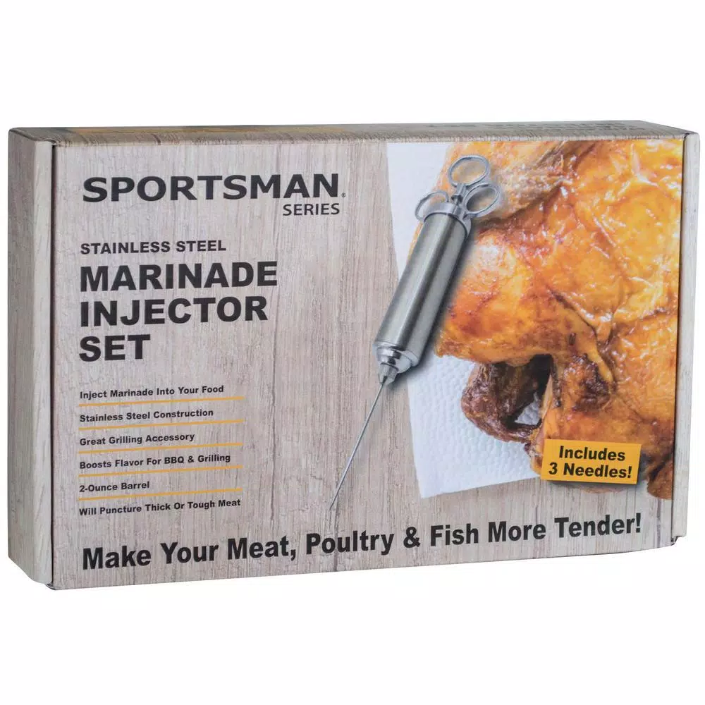 Sportsman Series 11-Piece Stainless Steel Marinade Injector Set