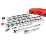 TEKTON 84-Piece 1/2 in. Drive Socket Set, 3/8-1-5/16 in. and 10-32 mm, SAE/Metric thumbnail 3