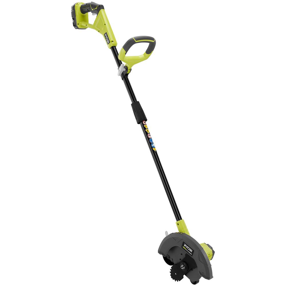 RYOBI ONE+ 18V Cordless Edger with 2.0 Ah Battery and Charger Included