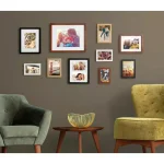 Kate and Laurel Mid-Century Modern Gallery Wall Frame Set, 10-Piece Multi-Color Assortment thumbnail 7
