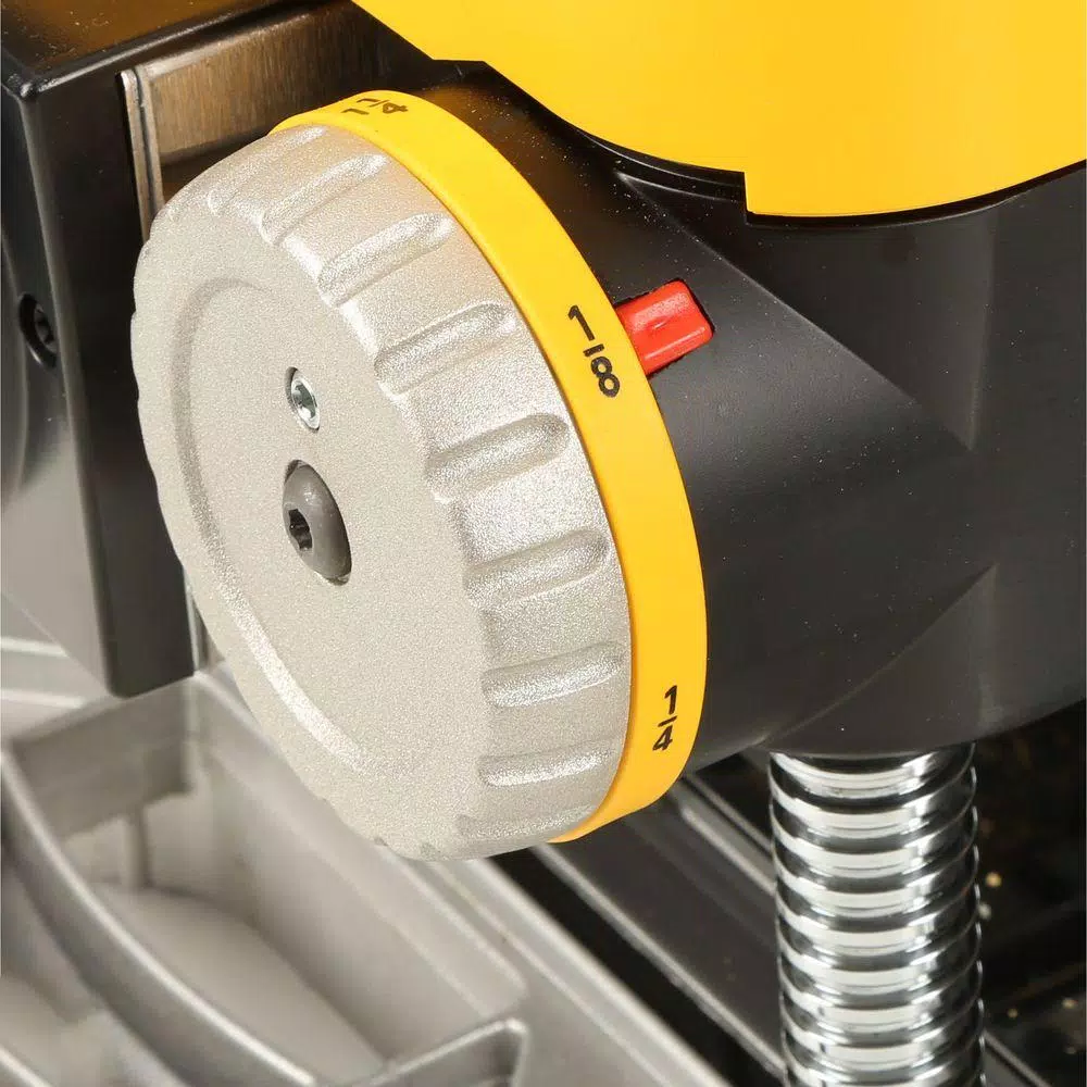 DEWALT 13 in. Heavy-Duty 2-Speed Thickness Planer with 3-Knife Cutterhead and Tables