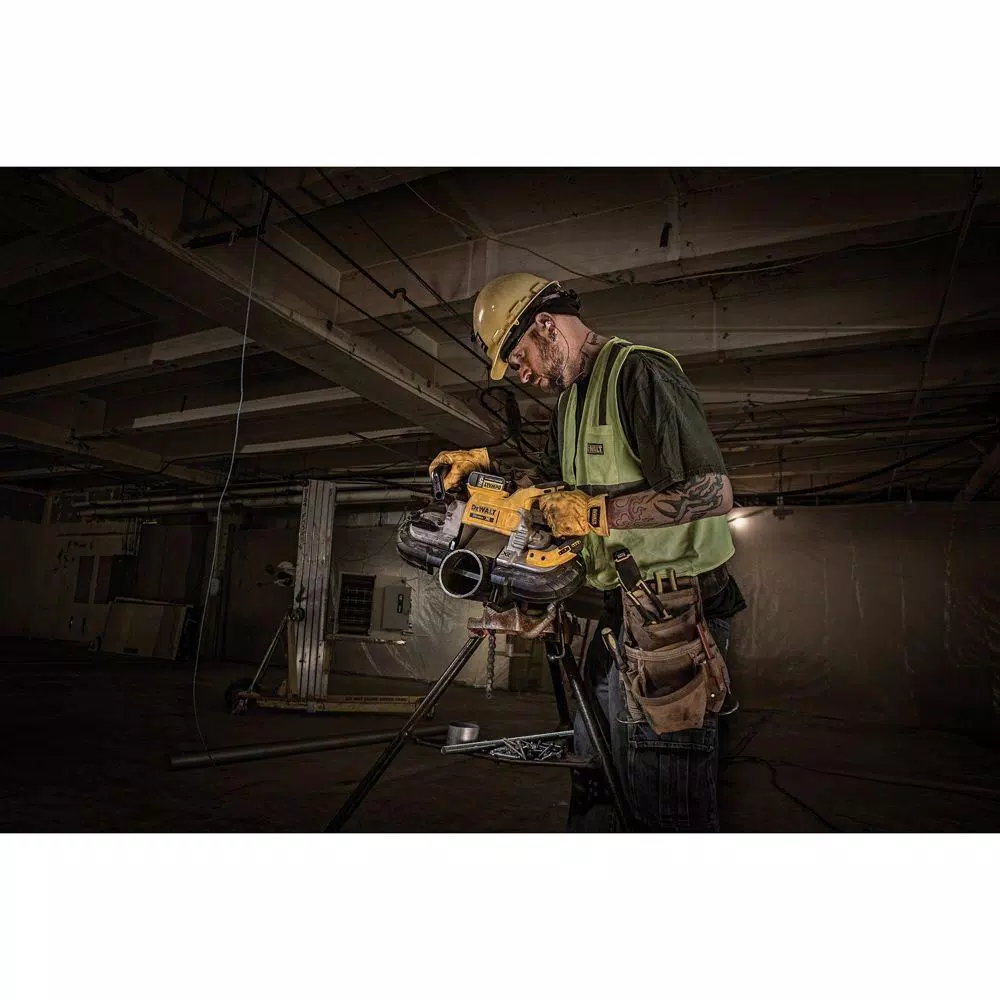DEWALT 20V MAX XR Brushless Deep Cut Band Saw & Die Grinder Kit with 5.0Ah Battery and Charger