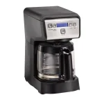 Hamilton Beach 12-Cup Compact Programmable Drip Coffee Maker, Black thumbnail 1