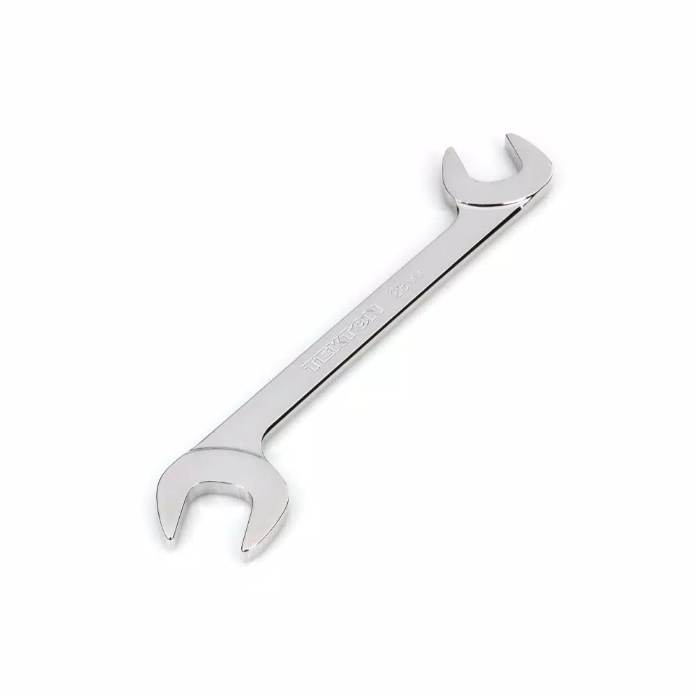 TEKTON 23 mm Angle Head Double Open End Wrench, 60° Offset