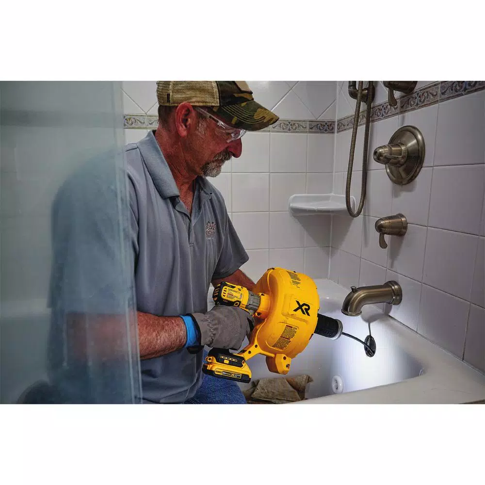 DEWALT 20V MAX Cordless Press Tool Kit with Drain Snake and Threaded Rod Cutter Bundle