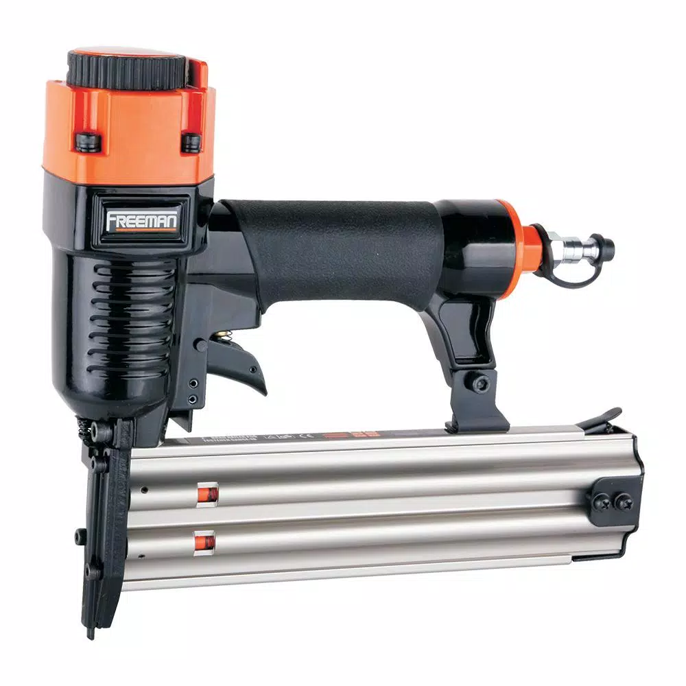 Freeman 4-Piece Pneumatic Framing and Finish Nailer Combo Kit with Canvas Bag and Fasteners