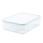 Lock & Lock Purely Better 132 oz Rectangular Food Storage Container, Tritan Plastic, Clear thumbnail 1