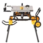 DEWALT 10 in. Job Site Table Saw with Rolling Stand & Bonus ATOMIC 20V MAX 1/2 in. Drill Driver Kit thumbnail 5