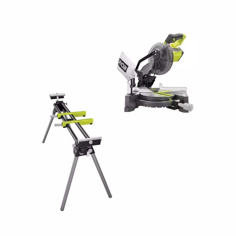 RYOBI 7-1/4 in. Corded Compound Miter Saw with Universal QuickSTAND