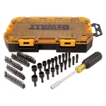 DEWALT 70-Piece 1/4 in. Multi-Bit and Nut Driver Set with Bonus 9 ft. Tape Measure thumbnail 2