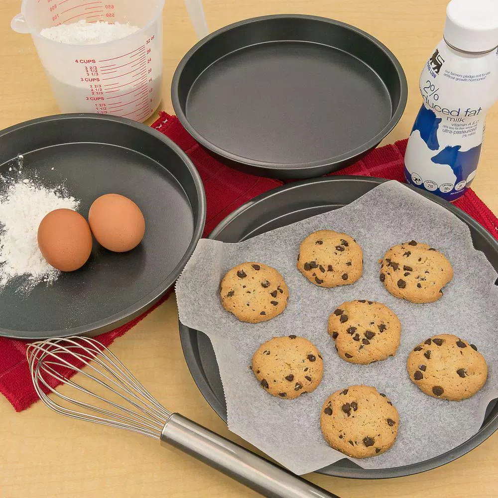 Southern Homewares 3-Piece Non-Stick Round Baking Pan Set, 8 in., 9 in., and 10 in.