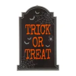 Glitzhome 29 in. Halloween Wooden Tombstone Yard Stake, Hanging, or Standing Decor thumbnail 5