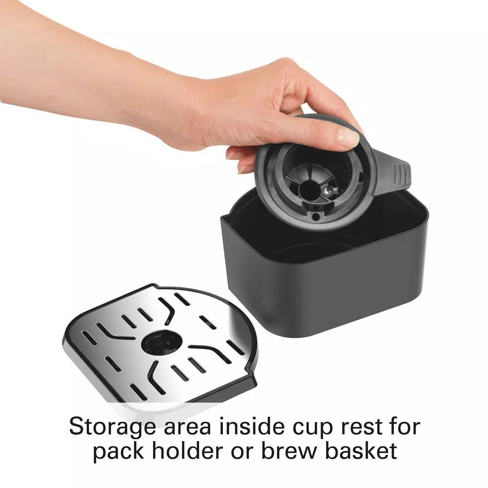 Hamilton Beach FlexBrew Black Single Serve Coffee Maker - Brews K-Cup Pods & Ground Coffee